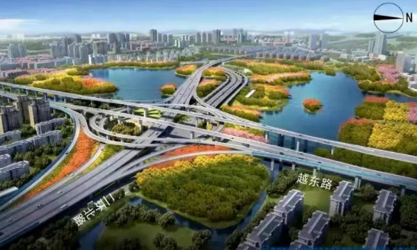 
    助力亚运会，绍兴越东路PPP工程建设步入“快车道”
